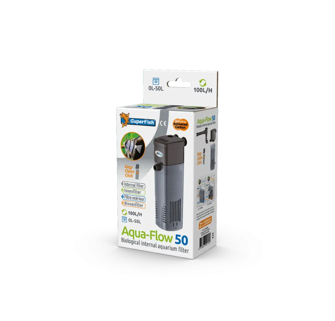 Aquaflow 50 Filter 100 L/H aquaria Superfish