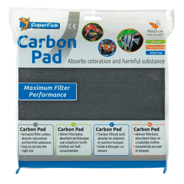 Carbon Pad 45X25 Cm aquaria Superfish