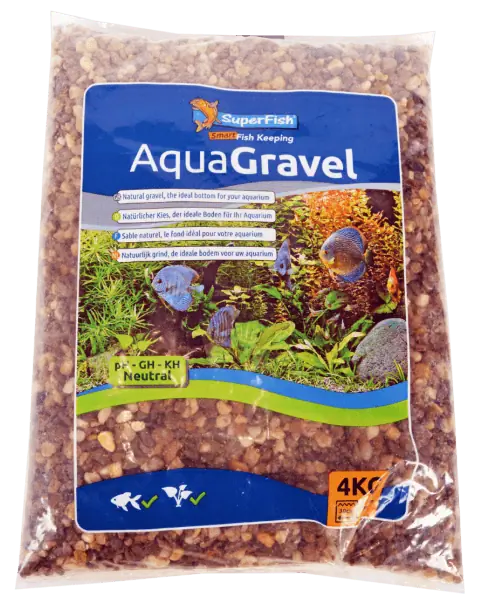 Aqua Grind Donker 3-6 Mm 4 Kg aquaria Superfish