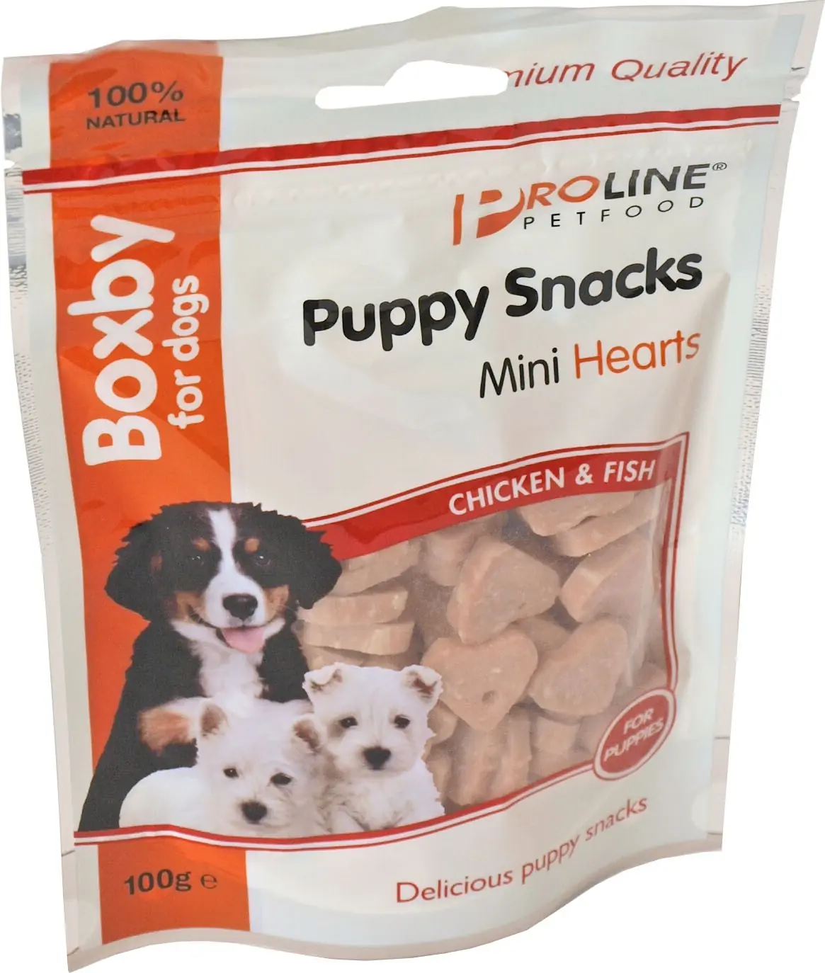 Hondenvoer mini hearts 100 gram Proline