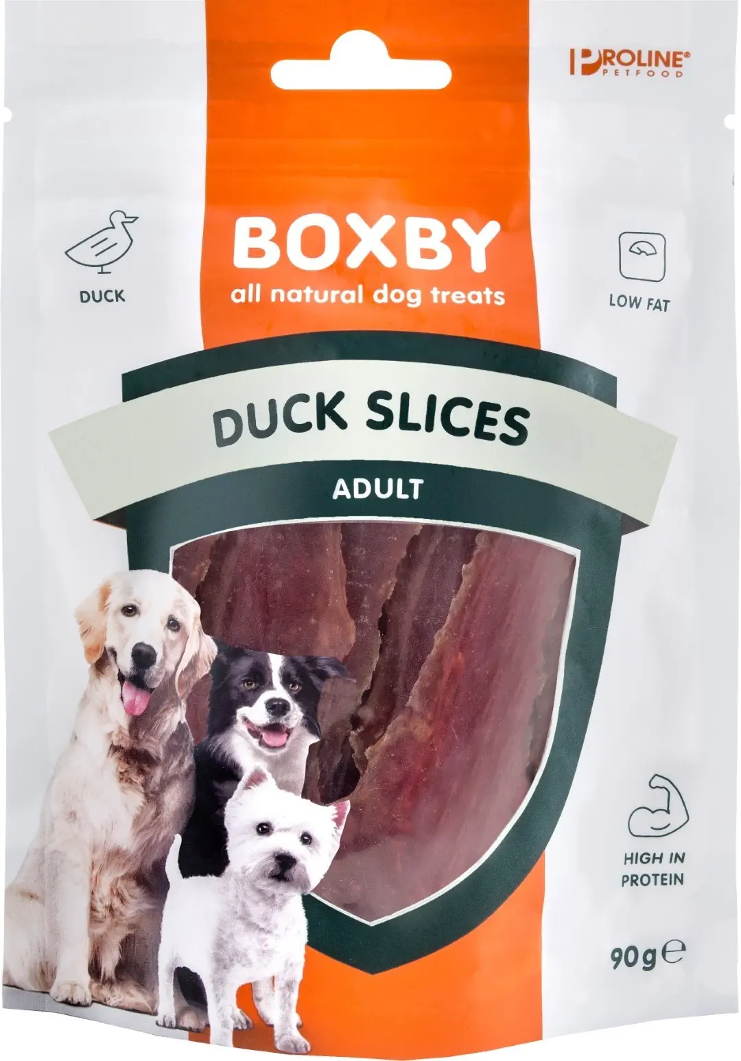 Proline Boxby duck slices 90 gram Proline Gebr. de Boon