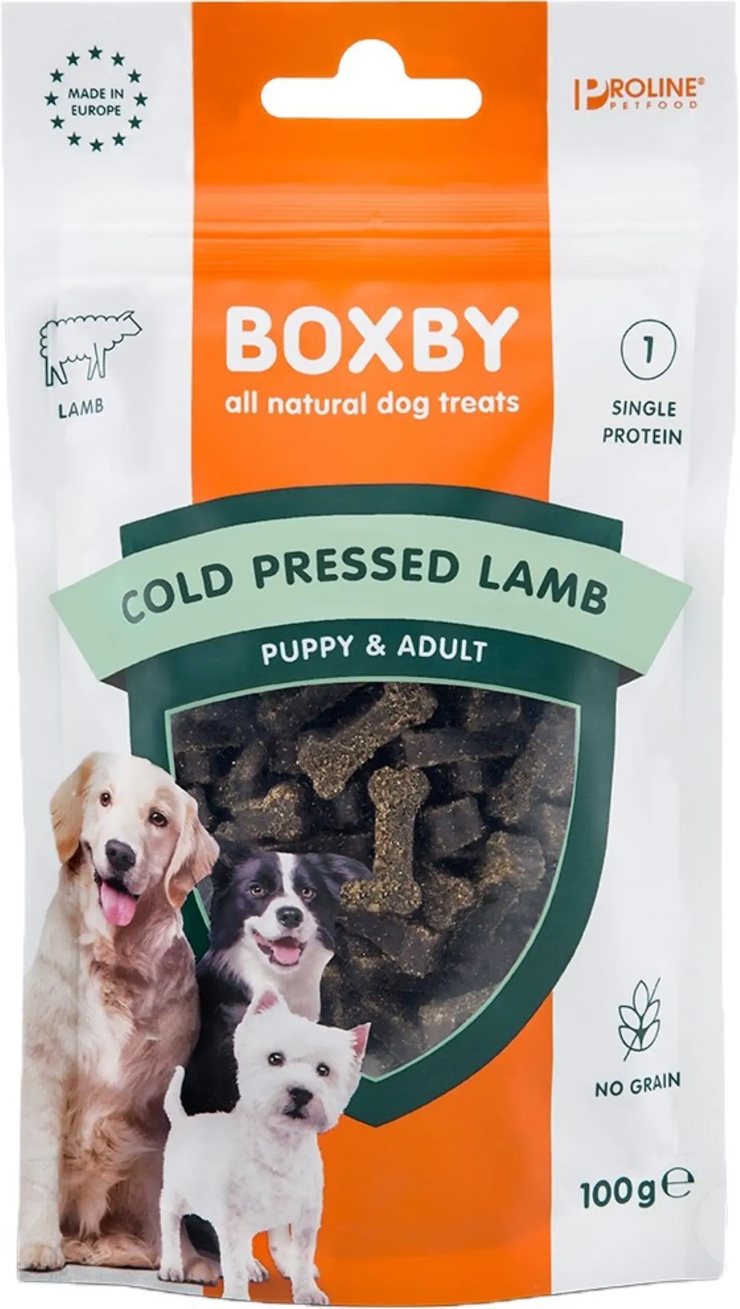 Proline Boxby cold pressed lamb 100 gram Proline Gebr. de Boon