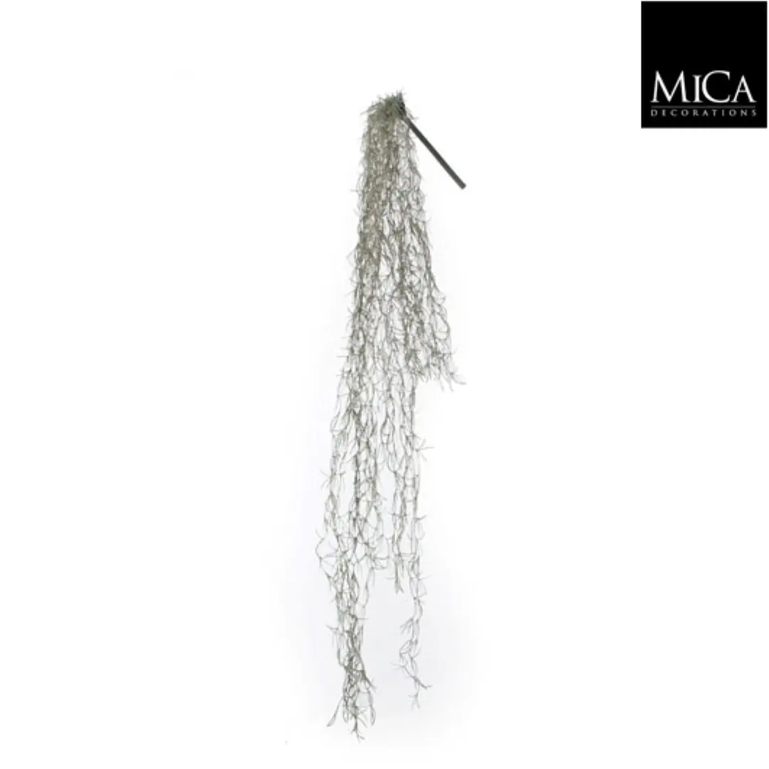 6 stuks! Tillandsia hangend groen l115 cm Mica Decorations (e)