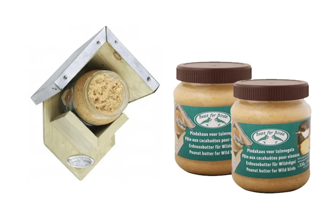 Pindakaashuisje met twee potten