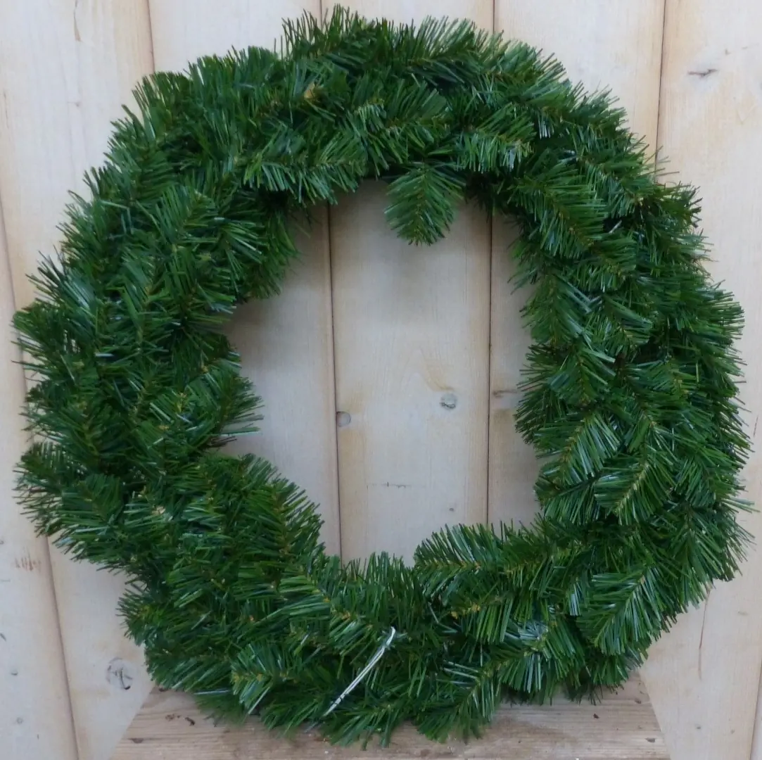 Kunstkrans simpel basic groen diameter 50 cm