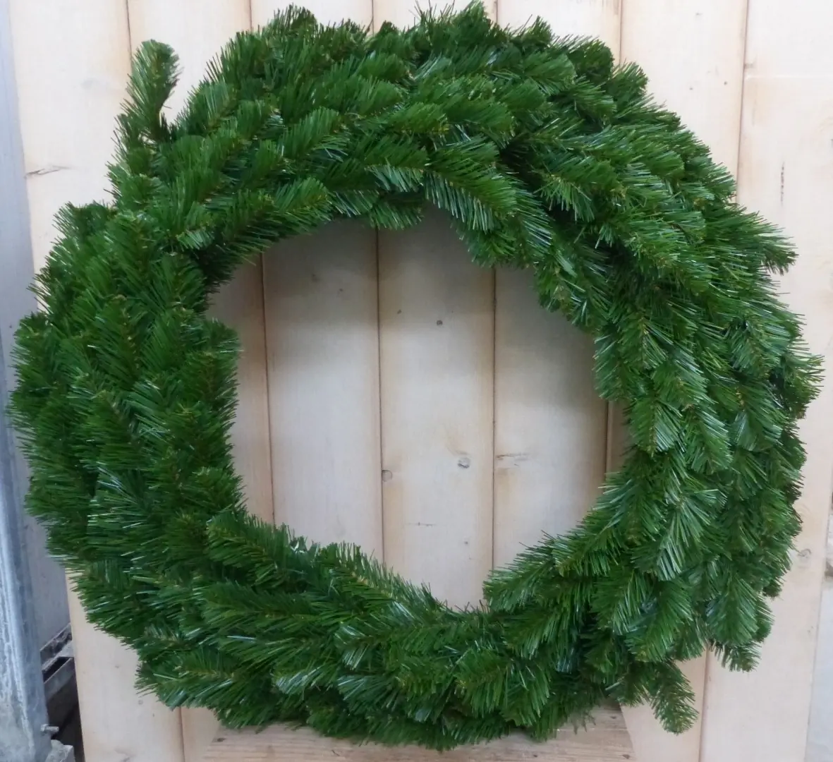 Kunstkrans simpel basic groen diameter 75 cm