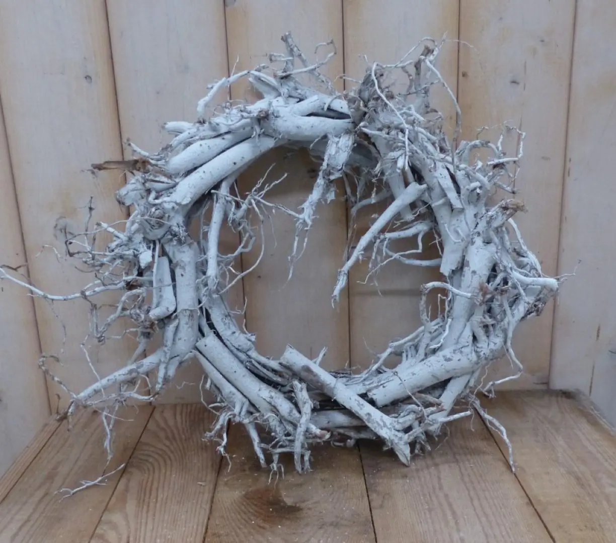 Deco Wortelkrans Wit 30-50 cm Warentuin Natuurlijk