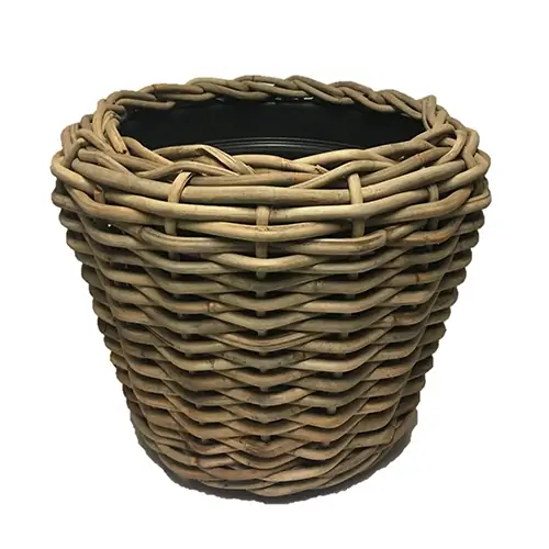 Drypot Round Grey - diameter 83x61 cm Van der Leeden