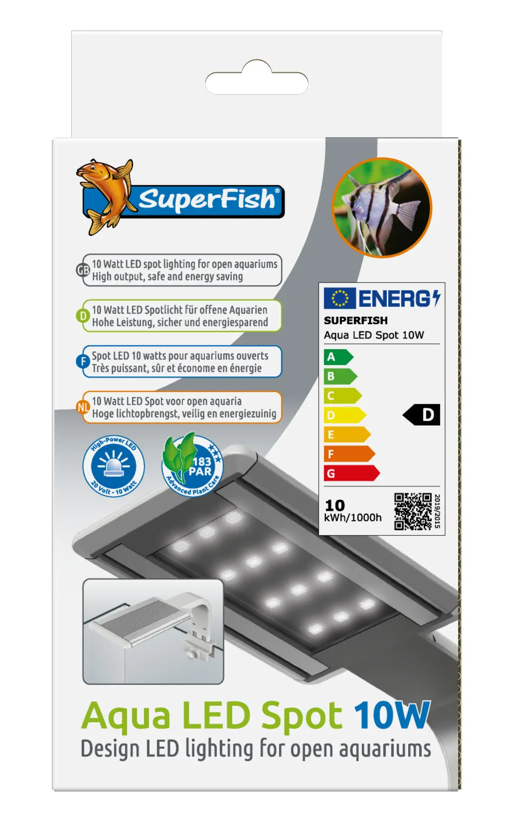 Aquarium decoratie Aqua led spot 10w Superfish