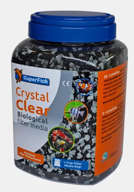 Crystal Clear Media 2000 Ml aquaria Superfish