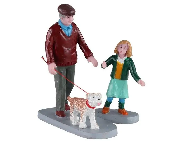Afternoon stroll set of 2 kerstfiguur LEMAX